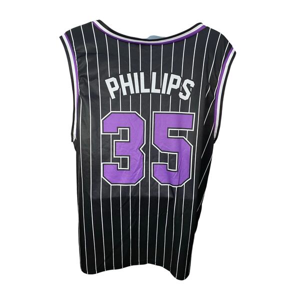 Destroyer Rocks XL Black ~ Tampa Bay Devil Rays Phillips #35 MLB Baseball Jersey - Picture 2 of 11